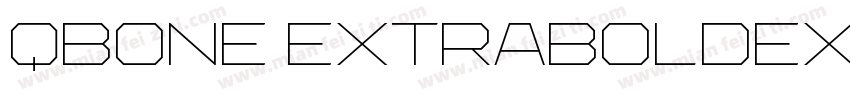 QBOne ExtraBoldExpanded字体转换